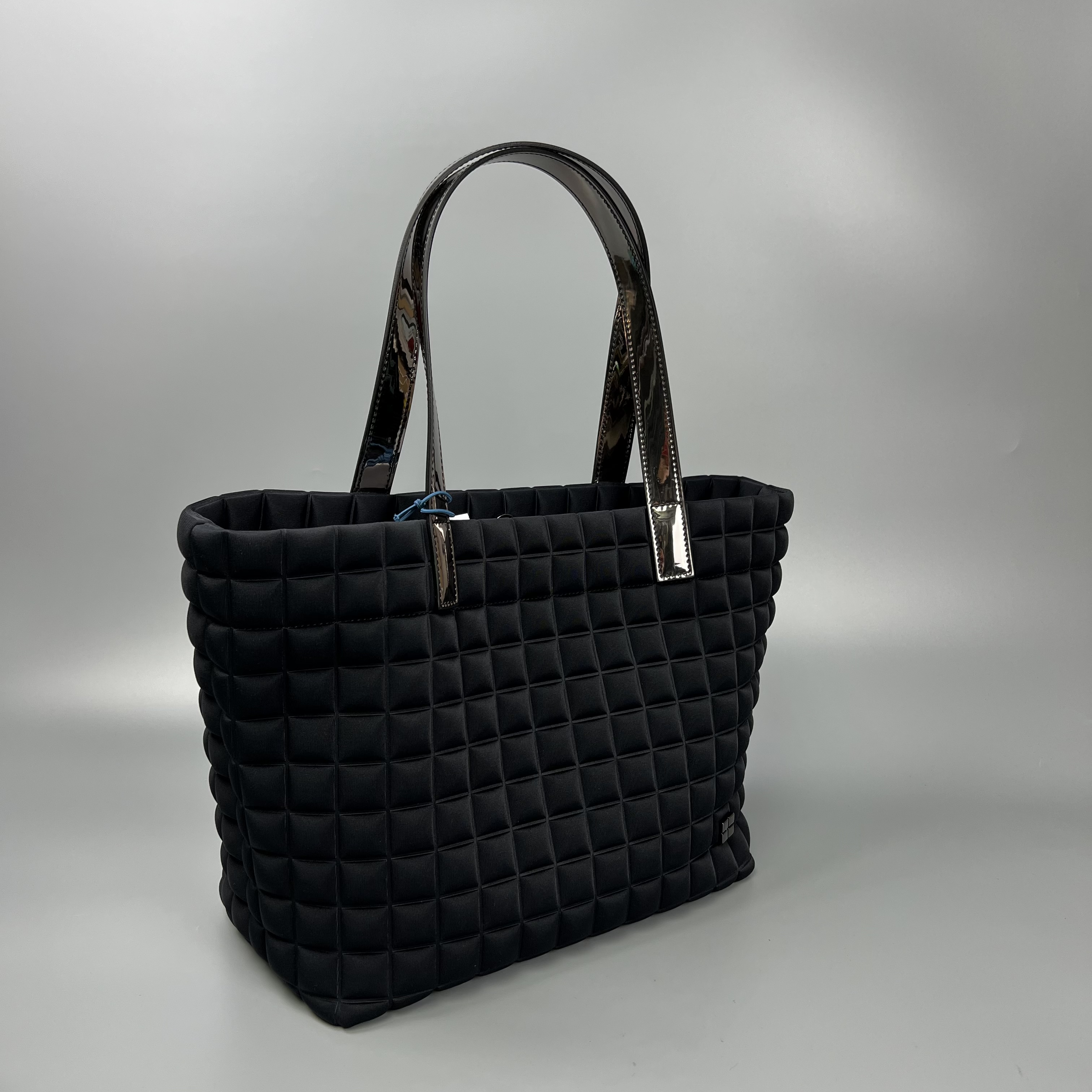 BPRIME MILANO SMALL/LAMI NERO LUCIDO