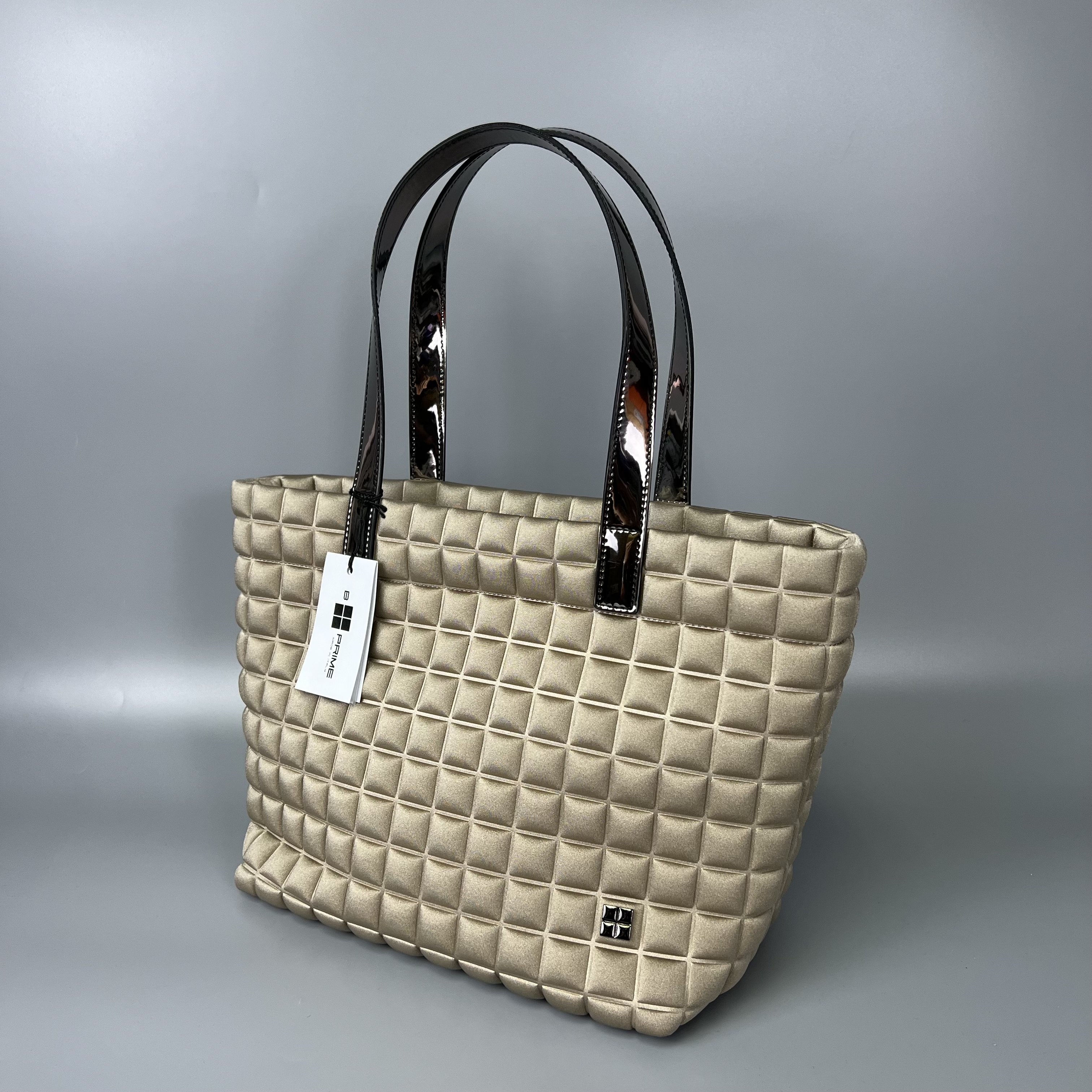 BPRIME MILANO SMALL/LAMI ZIP TOFFEE