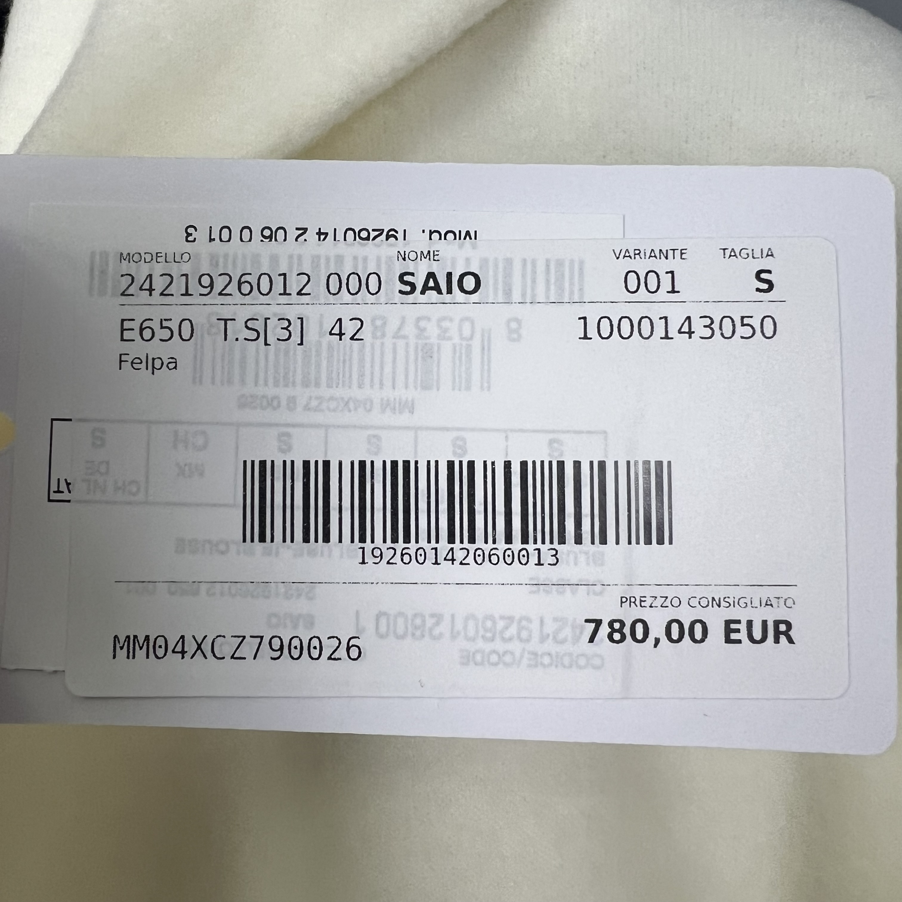 MAXMARA 19260142060 SAIO 001 - IT