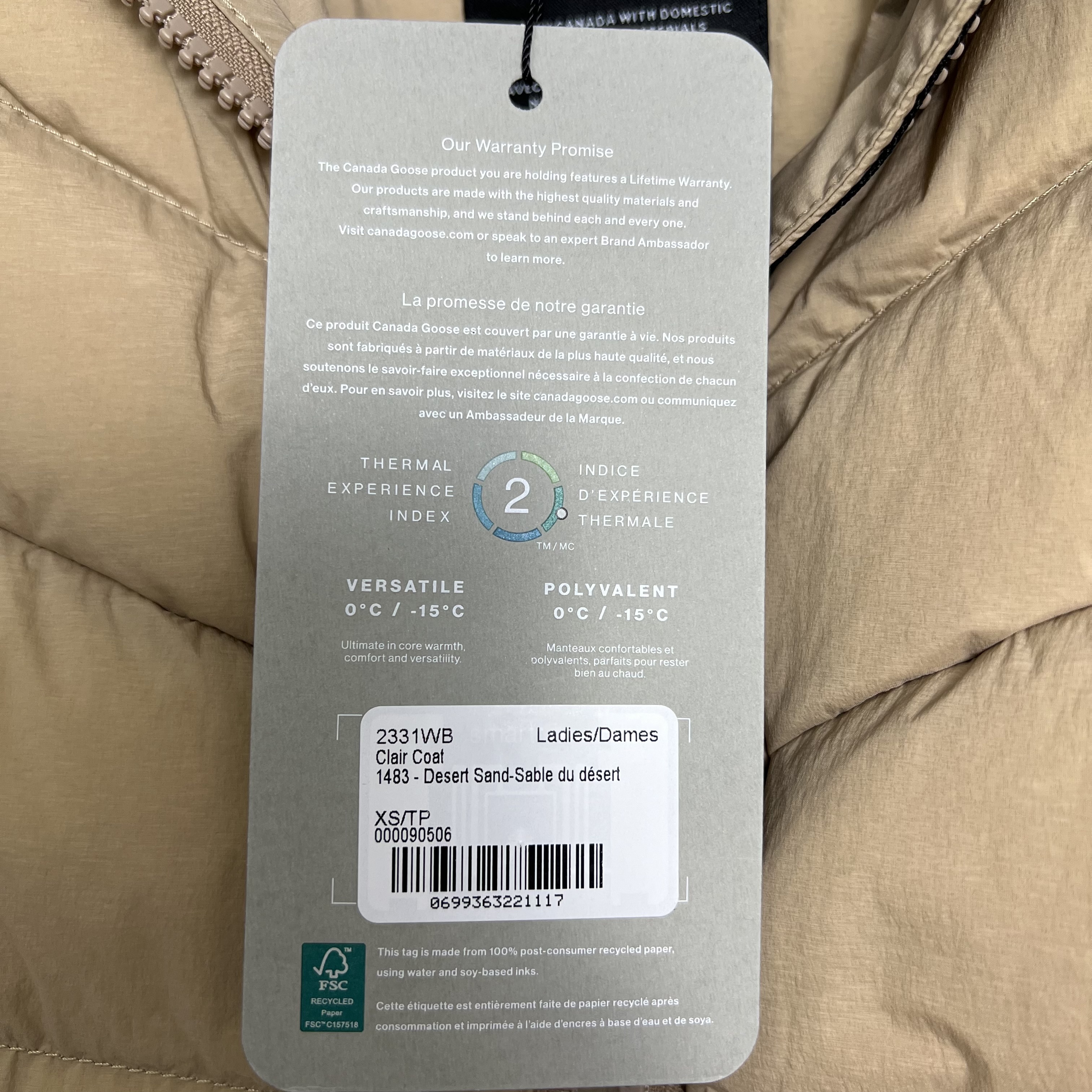 CANADA GOOSE 2331WB 1483