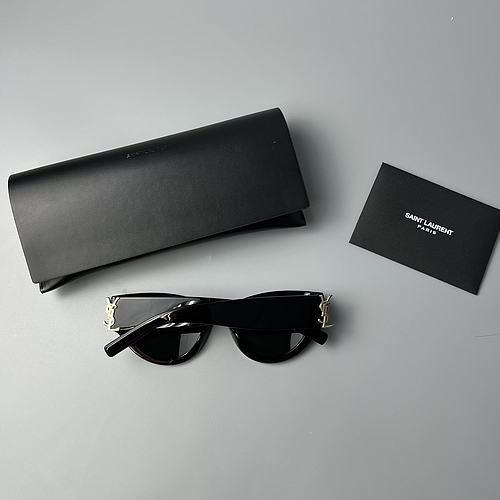 SAINT LAURENT SL M94 001 black black grey 53/20 