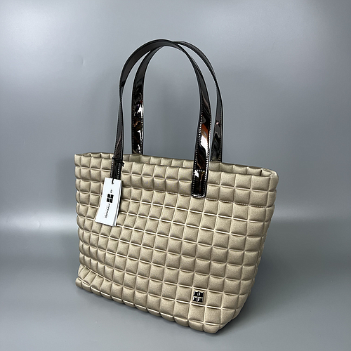 BPRIME MILANO SMALL/LAMI ZIP TOFFEE