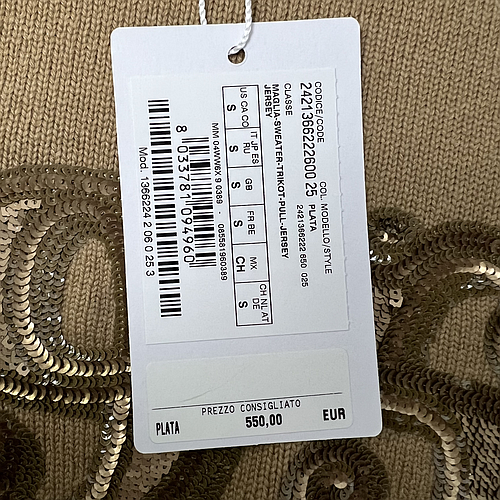 MAXMARA 13662242060 PLATA 025